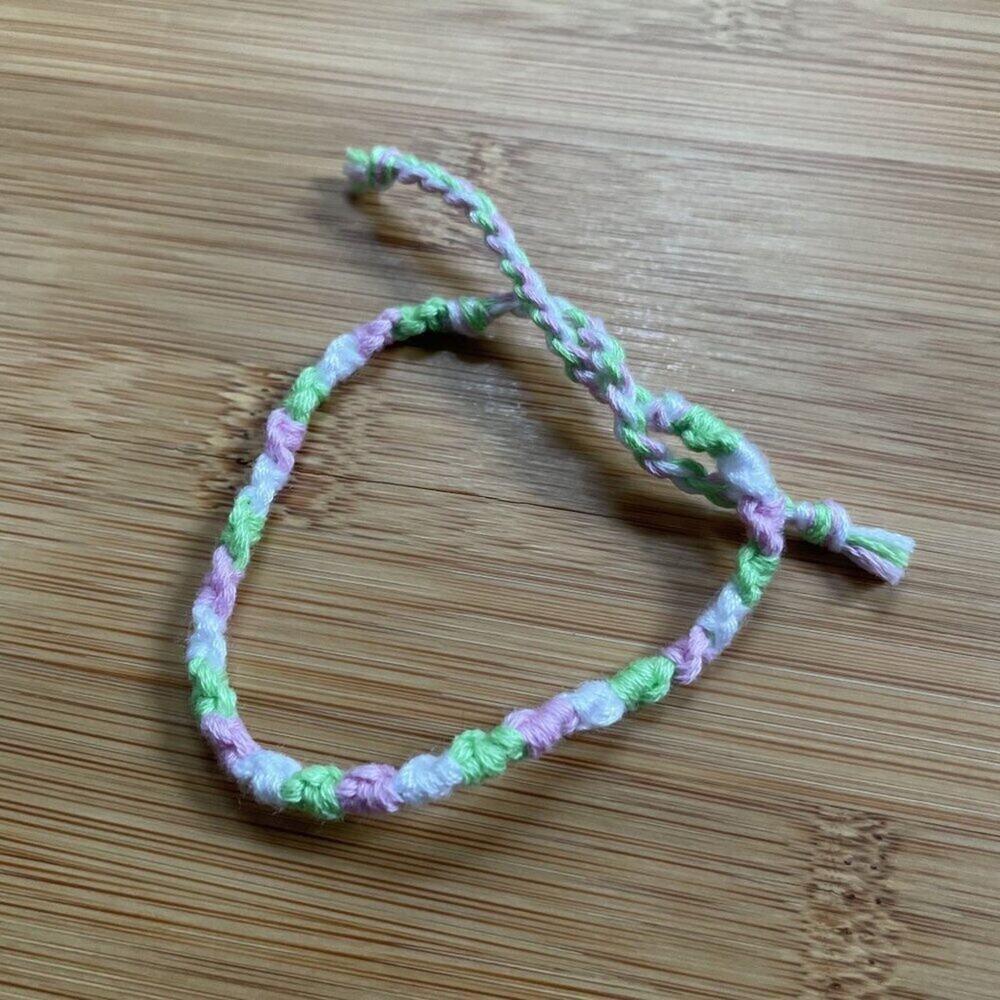 Barbara Bracelet, anklet, trendy, comfortable, tie, embroidery thread, woven, gi